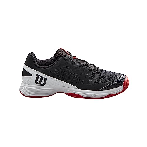 Wilson Rush Pro Jr L Sneaker, Black/White Red, 28 2/3 EU von Wilson