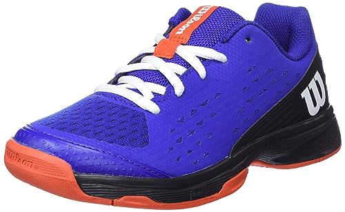 Wilson Rush Pro Jr L Sneaker, Bluing/Black/Orange, 28 2/3 EU von Wilson