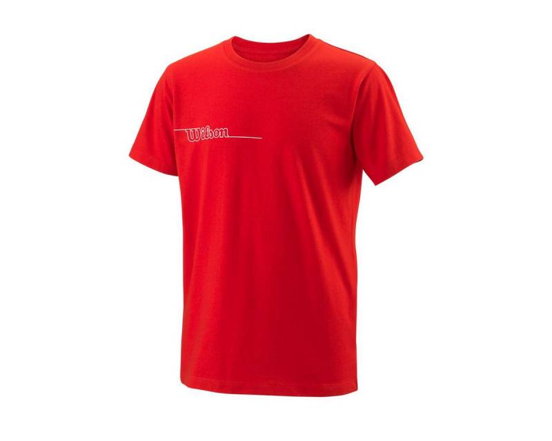 Wilson T-Shirt Tennis Team II Tech Crew rot Jungen von Wilson