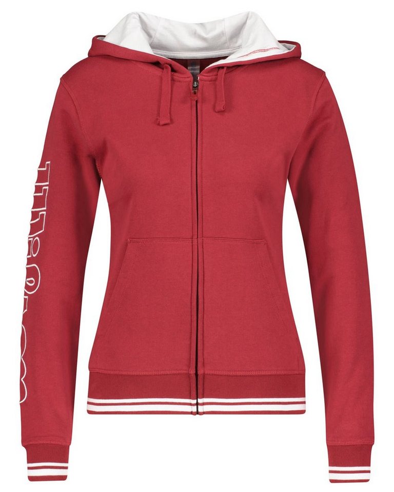 Wilson Tennisjacke Damen Sweatshirtjacke TEAM II von Wilson