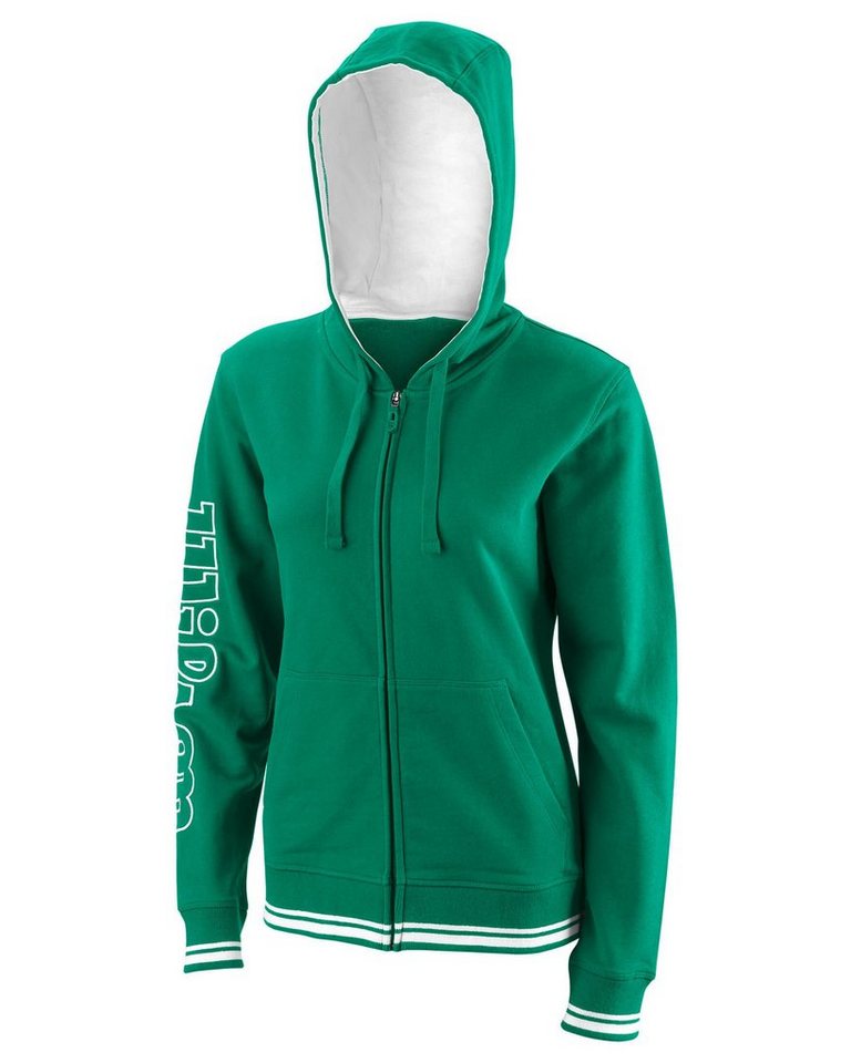 Wilson Trainingsjacke Damen Tennis-Sweatjacke W TEAM II FZ HOODY von Wilson