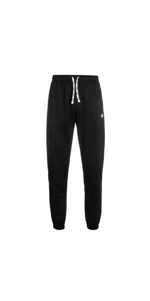 Wilson Trainingshose Fundamentals Pant (100% Polyester) lang schwarz Herren von Wilson