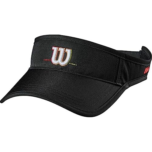 Wilson Unisex Cap with a Visor, Black, One Size von Wilson
