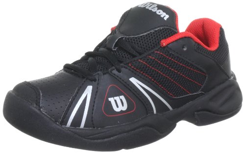 Wilson Unisex-Kinder J Open Junior Tennisschuhe, Schwarz (Black) von Wilson