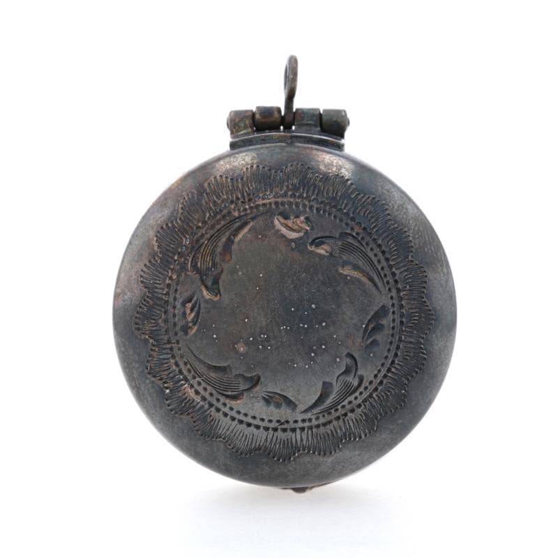 Antike Solide Parfüm Etui - Sterling Silber Verzierten Gravierbar Charme Schmuckstück Antike Solide Parfüm Etui - Sterling Silber Verzierten Gravierbar Charme Schmuckstück von WilsonBrothers