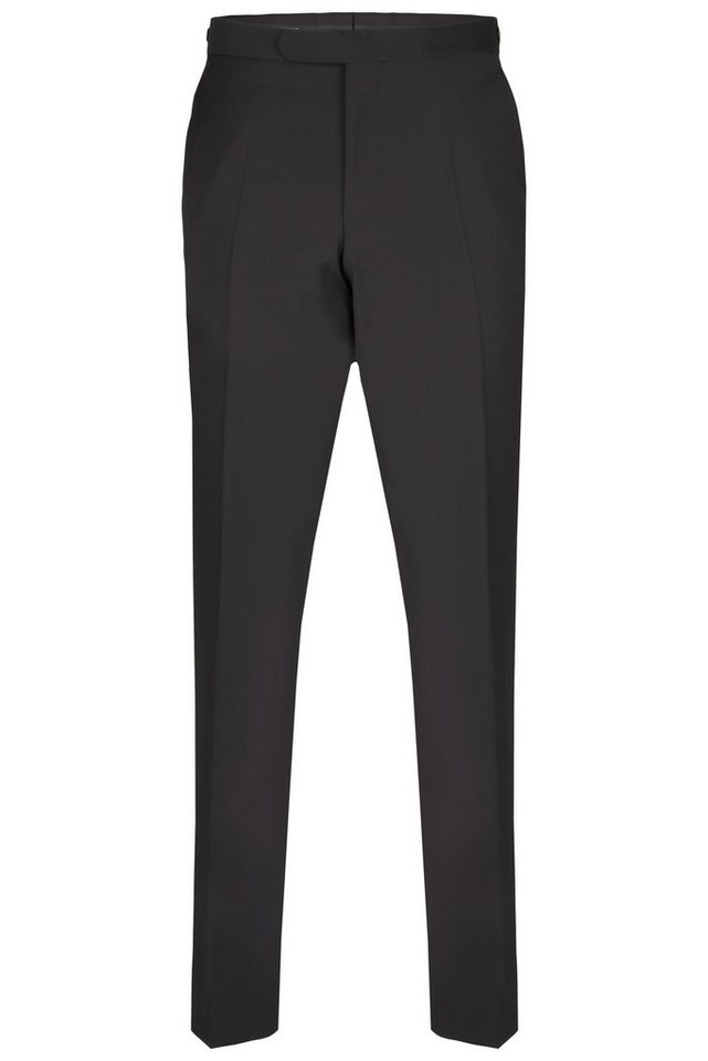 Wilvorst Anzughose Wilvorst CLASSICs Herren Smokinghose Drop8 Schwarz von Wilvorst