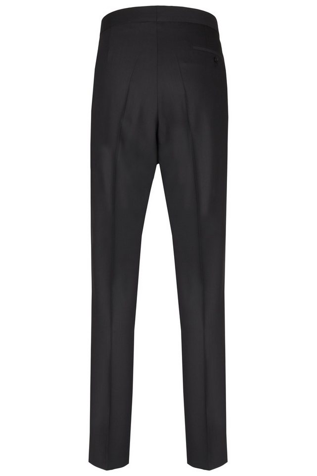 Wilvorst Anzughose Wilvorst CLASSICs Herren Smokinghose Modern Fit Schwarz von Wilvorst