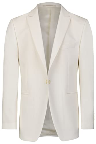 Wilvorst Dinnerjacket Spitzfasson Cremeweiß Slim Fit Größe 106 von Wilvorst