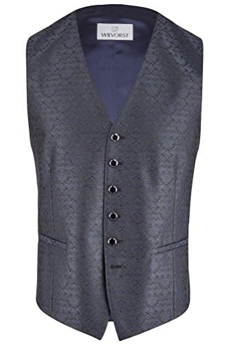 Wilvorst - Festliche Kombination Weste in Schwarz (Art.461202/30 Modell: 19), Größe:48, Farbe:Blau (30) von Wilvorst