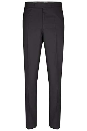 Wilvorst Herren Frack Hose | Schwarz | Slim Line - Slim Fit | IWS Fresco 260g | White Tie | 100% Schurwolle | (58) von Wilvorst