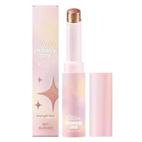 Wimnqie Glitzer Lidschatten Stift,Schimmer Glanz Eyeliner Aufheller | Sanft Auftragende Kosmetik Für Unterwegs von Wimnqie