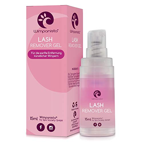 Wimpanista® Lash Remover Gel für die Wimpernverlängerung. Entferner von Einzelwimpern und Wimpernkleber Kleberesten (15ml) von Wimpanista