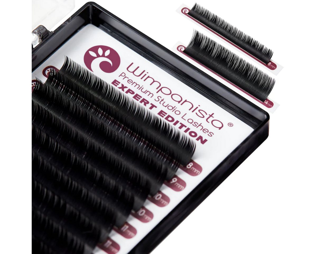 Wimpanista Einzelwimpern Expert Edition Volumenwimpern C Curl 0.03 mm Mix 8-14 mm, 1 tlg. von Wimpanista