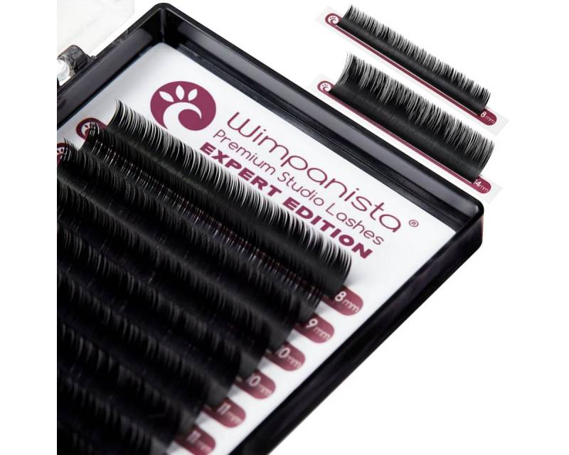Wimpanista Einzelwimpern Expert Edition Volumenwimpern C Curl 0.03 mm Mix 8-14 mm, 1 tlg. Wimpanista Einzelwimpern Expert Edition Volumenwimpern C Curl 0.03 mm Mix 8-14 mm, 1 tlg. von Wimpanista