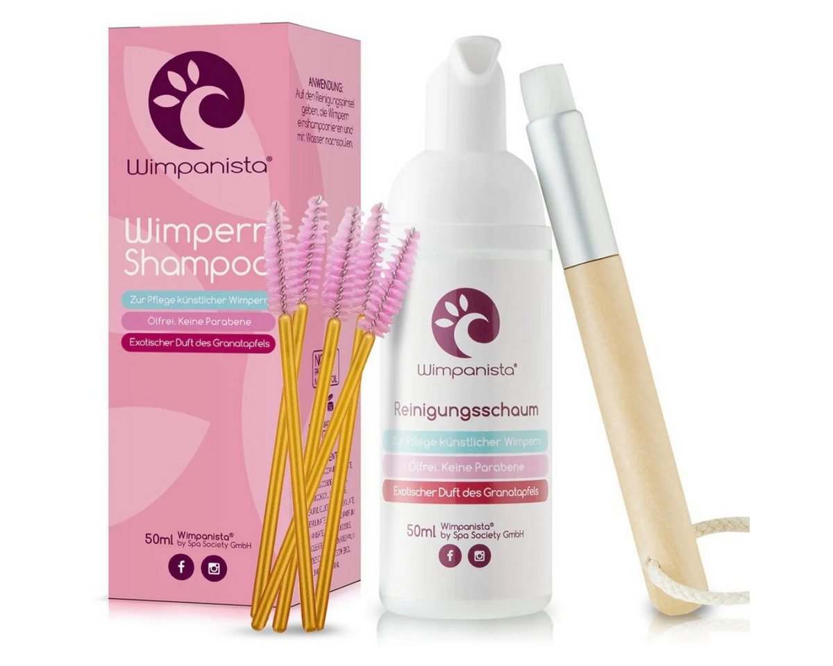 Wimpanista Wimpernpflege Wimpernshampoo. Duft Granatapfel., Ölfrei. Keine Parabene von Wimpanista