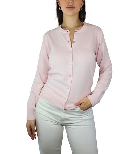 Win's Kaschmir-Weste für Damen - Made in Italy, hellrosa, Small von Win's