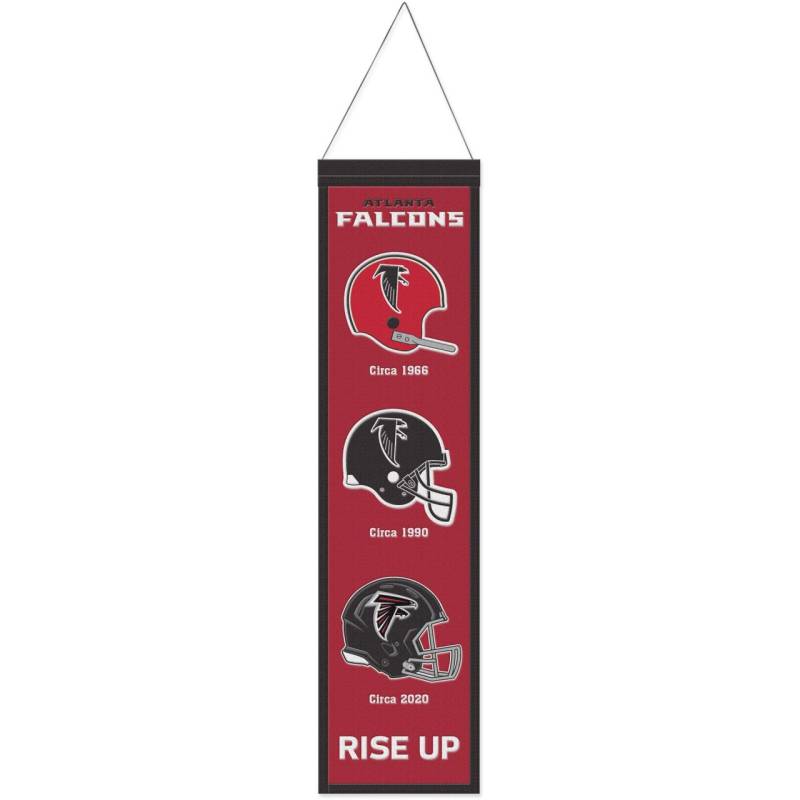 Atlanta Falcons EVOLUTION NFL Wool Banner 80x20cm von WinCraft