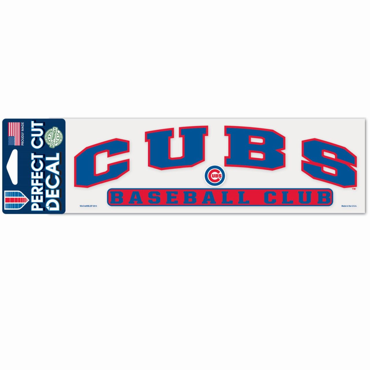 MLB Perfect Cut Aufkleber 8x25cm Chicago Cubs von WinCraft