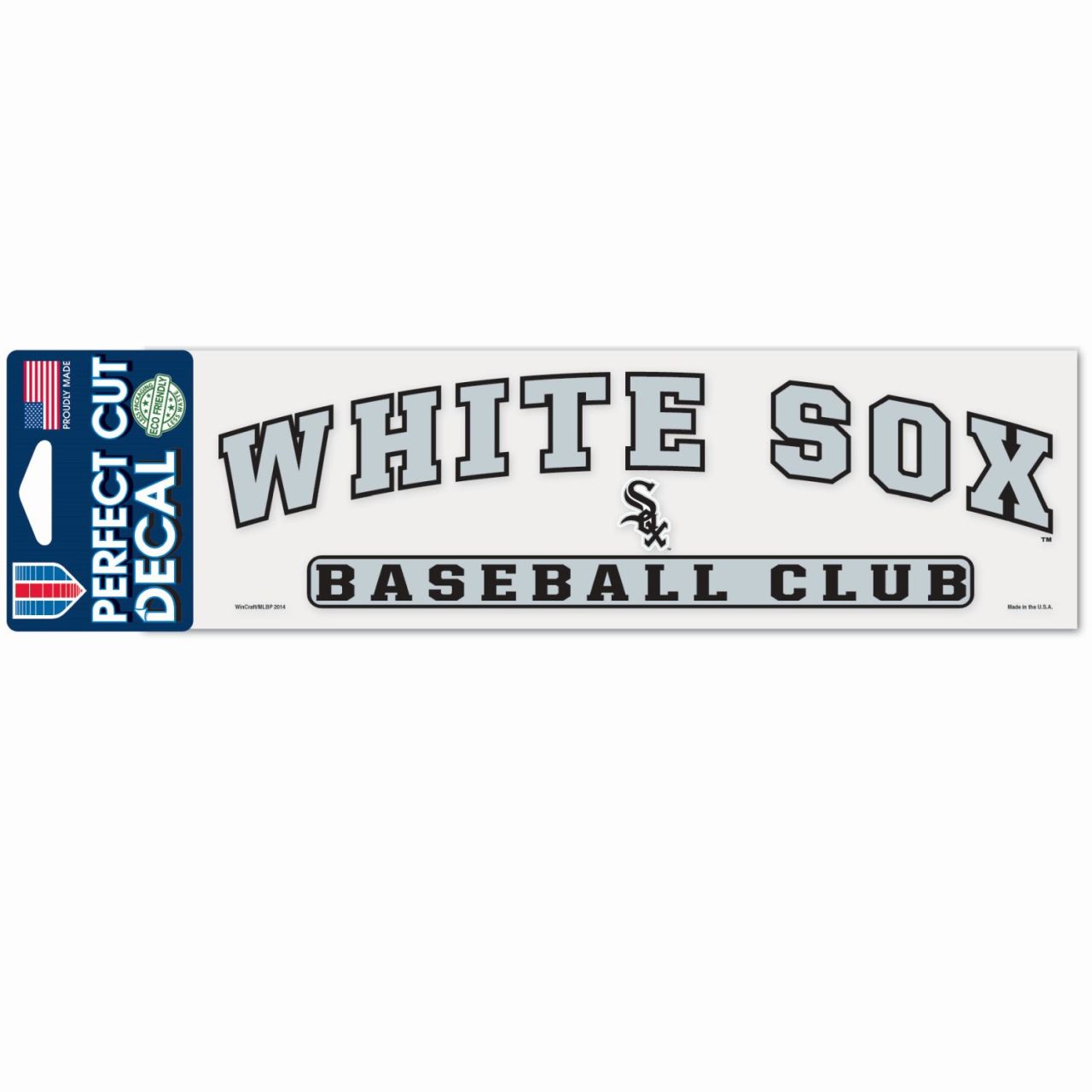 MLB Perfect Cut Aufkleber 8x25cm Chicago White Sox von WinCraft