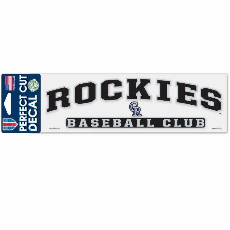 MLB Perfect Cut Aufkleber 8x25cm Colorado Rockies von WinCraft