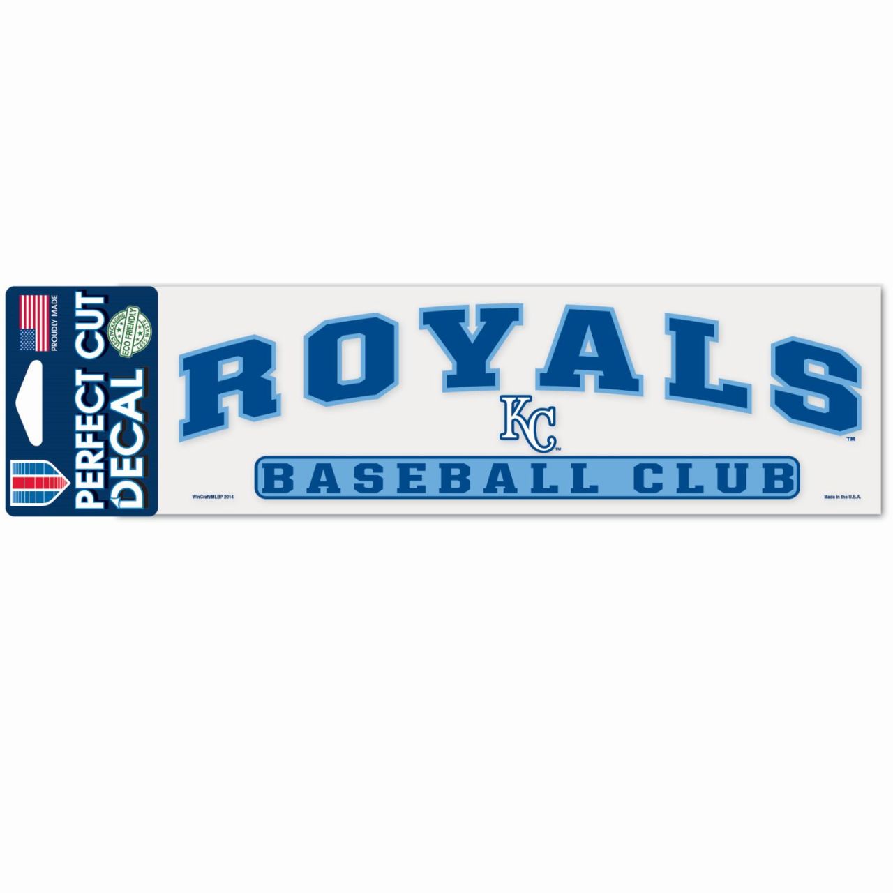 MLB Perfect Cut Aufkleber 8x25cm Kansas City Royals von WinCraft