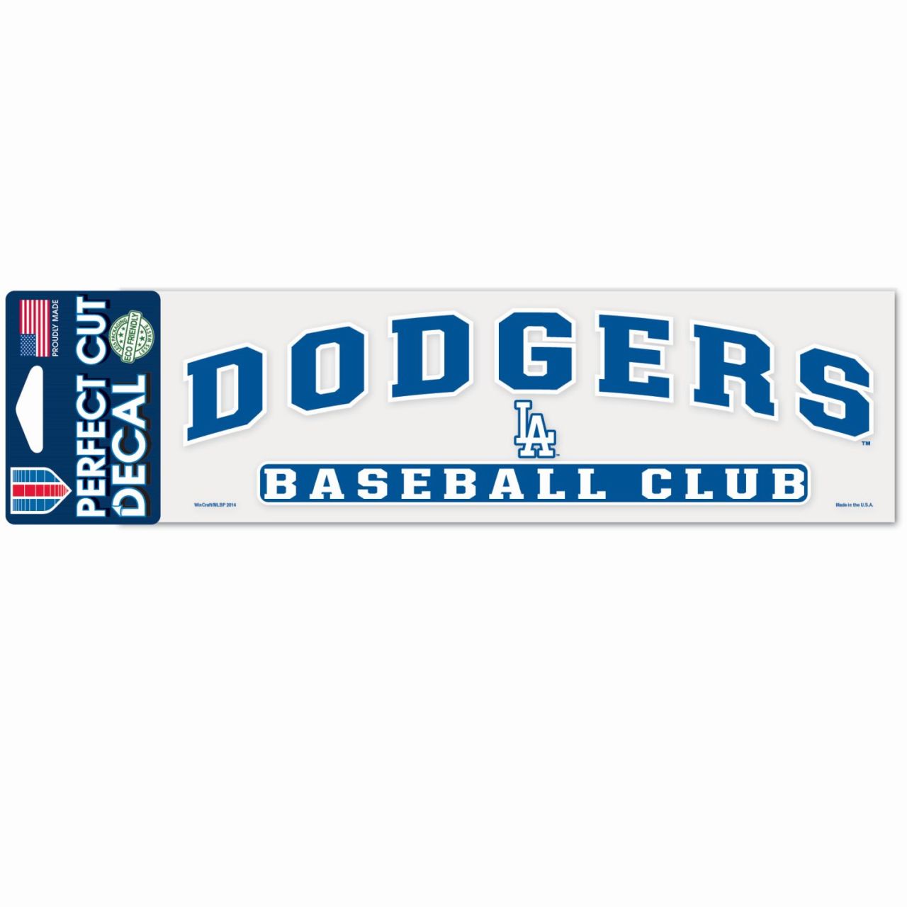 MLB Perfect Cut Aufkleber 8x25cm Los Angeles Dodgers von WinCraft