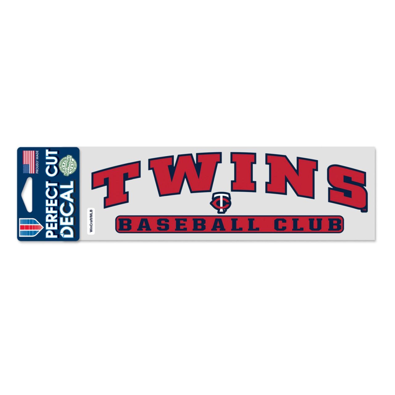 MLB Perfect Cut Aufkleber 8x25cm Minnesota Twins von WinCraft