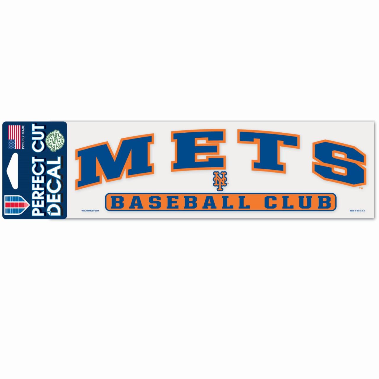 MLB Perfect Cut Aufkleber 8x25cm New York Mets von WinCraft