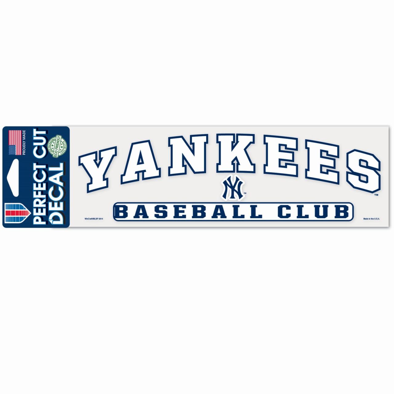 MLB Perfect Cut Aufkleber 8x25cm New York Yankees von WinCraft