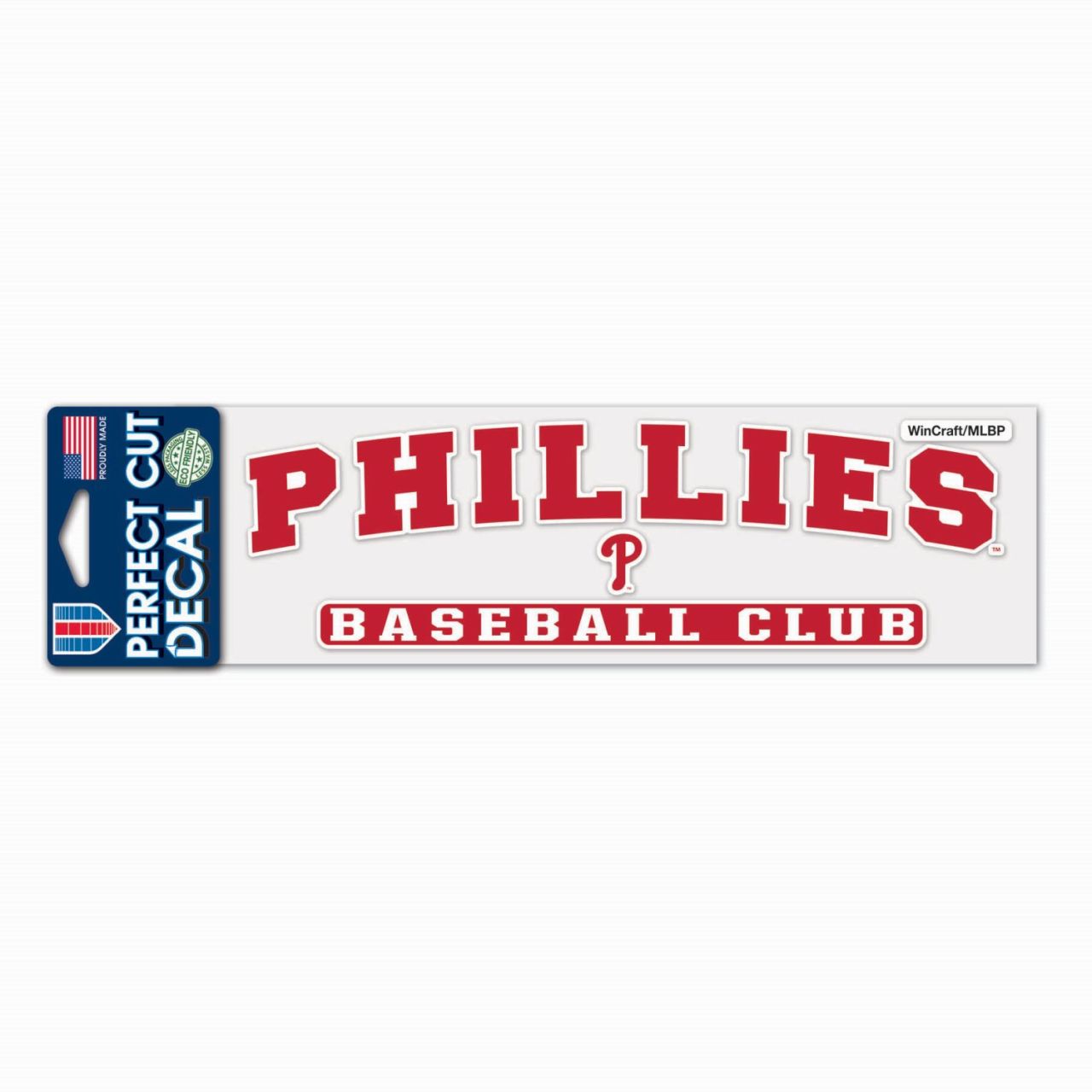 MLB Perfect Cut Aufkleber 8x25cm Philadelphia Phillies von WinCraft