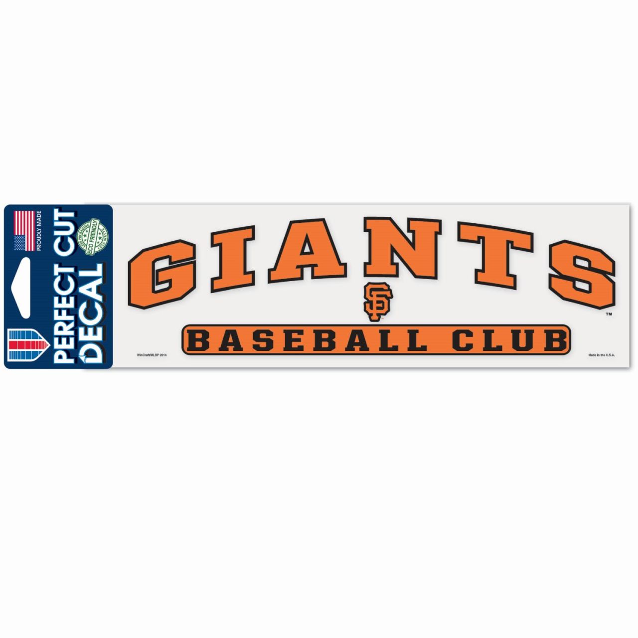 MLB Perfect Cut Aufkleber 8x25cm San Francisco Giants von WinCraft