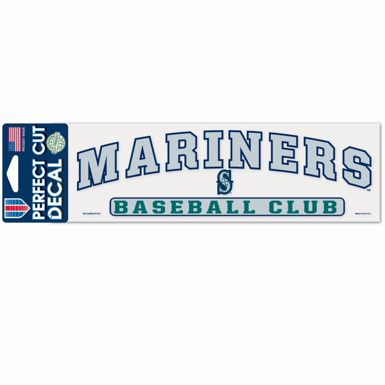 MLB Perfect Cut Aufkleber 8x25cm Seattle Mariners von WinCraft