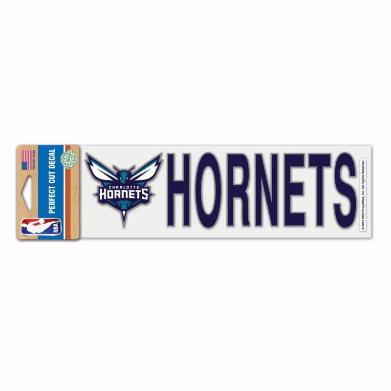 NBA Perfect Cut Aufkleber 8x25cm Charlotte Hornets von WinCraft