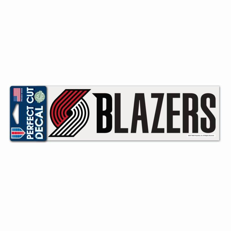 NBA Perfect Cut Aufkleber 8x25cm Portland Trail Blazers von WinCraft