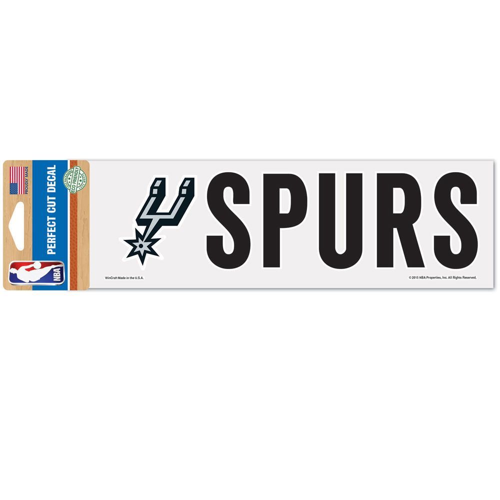 NBA Perfect Cut Aufkleber 8x25cm San Antonio Spurs von WinCraft