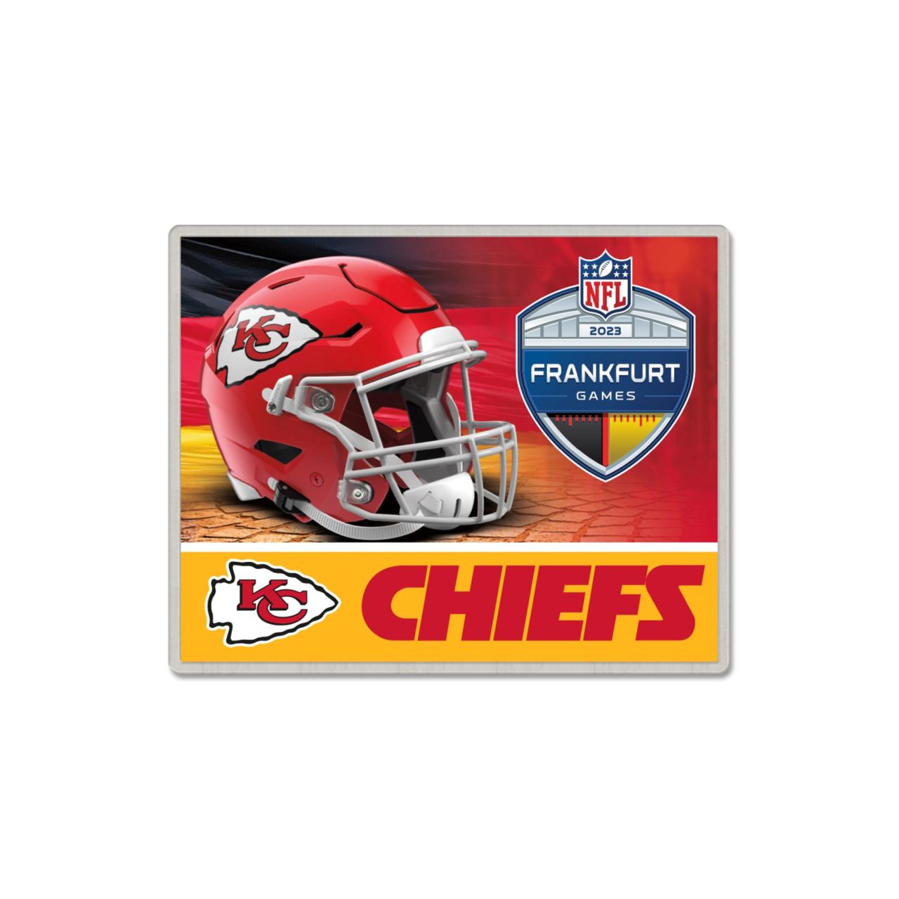 NFL FRANKFURT Kansas City Chiefs Pin Badge Anstecknadel von WinCraft