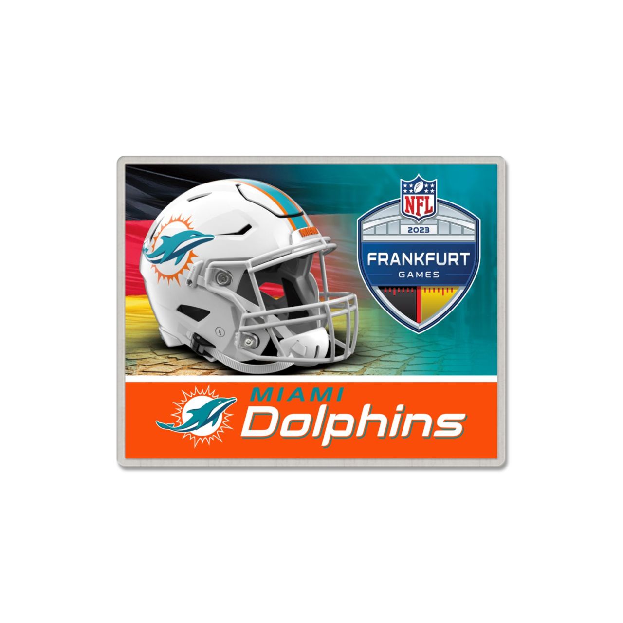 NFL FRANKFURT Miami Dolphins Pin Badge Anstecknadel von WinCraft