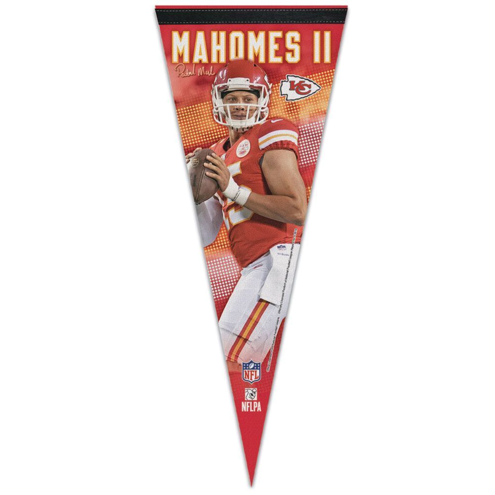 NFL Filz Wimpel 75x30cm - Kansas City Chiefs Patrick Mahomes NFL Filz Wimpel 75x30cm - Kansas City Chiefs Patrick Mahomes von WinCraft
