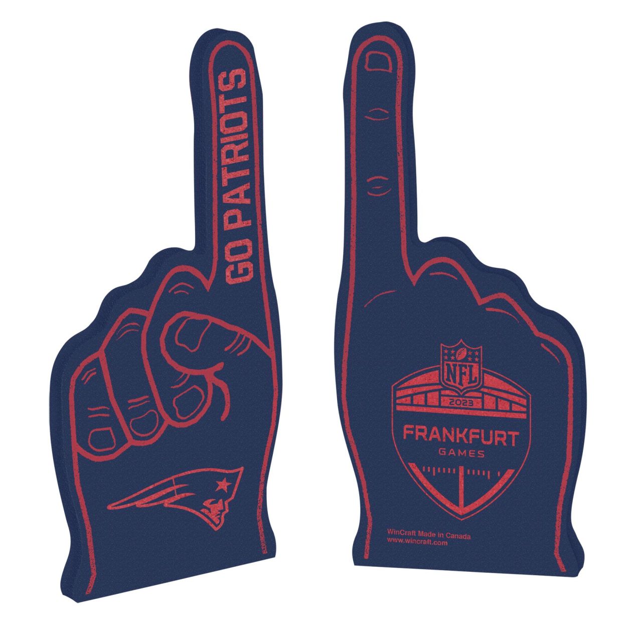 NFL Frankfurt New England Patriots Foam Finger Winkehand von WinCraft