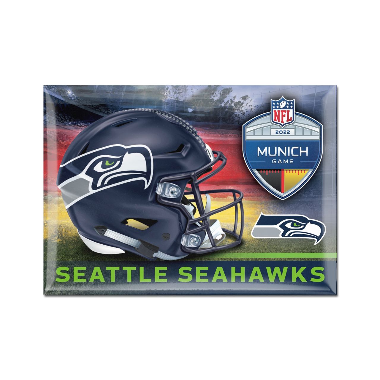 NFL Munich Game Kühlschrank-Magnet Seattle Seahawks von WinCraft