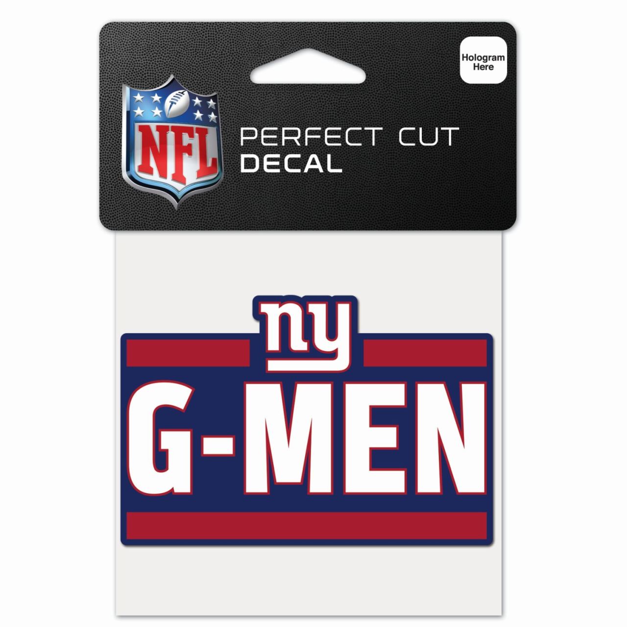 NFL Perfect Cut 10x10cm Aufkleber New York Giants SLOGAN von WinCraft