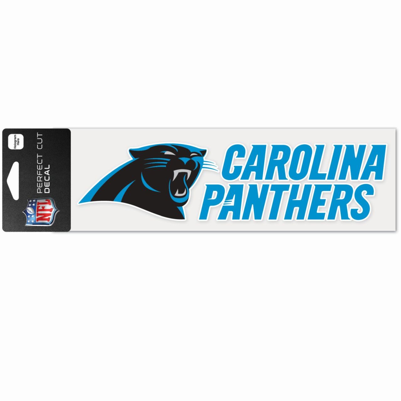 NFL Perfect Cut Aufkleber 8x25cm Carolina Panthers von WinCraft