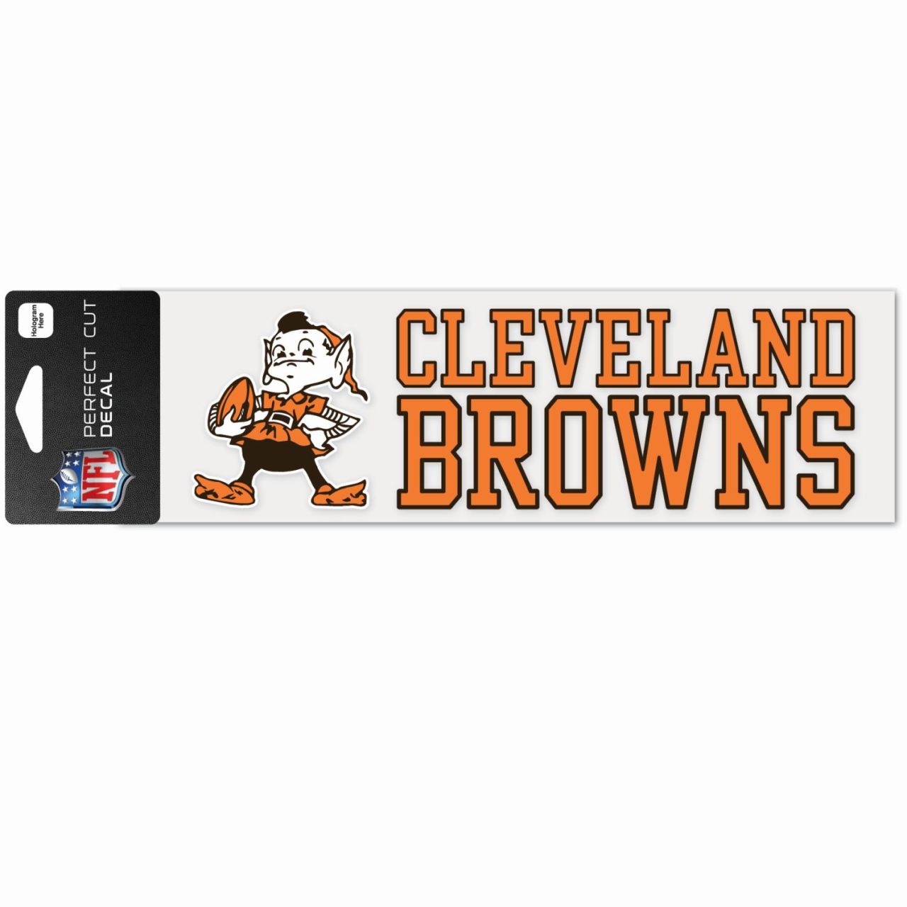 NFL Perfect Cut Aufkleber 8x25cm Cleveland Browns von WinCraft