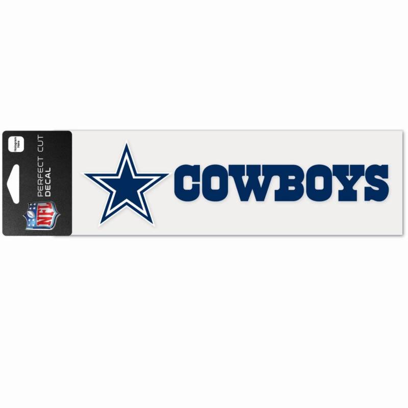 NFL Perfect Cut Aufkleber 8x25cm Dallas Cowboys von WinCraft