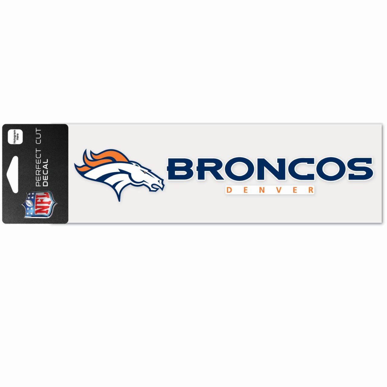 NFL Perfect Cut Aufkleber 8x25cm Denver Broncos von WinCraft