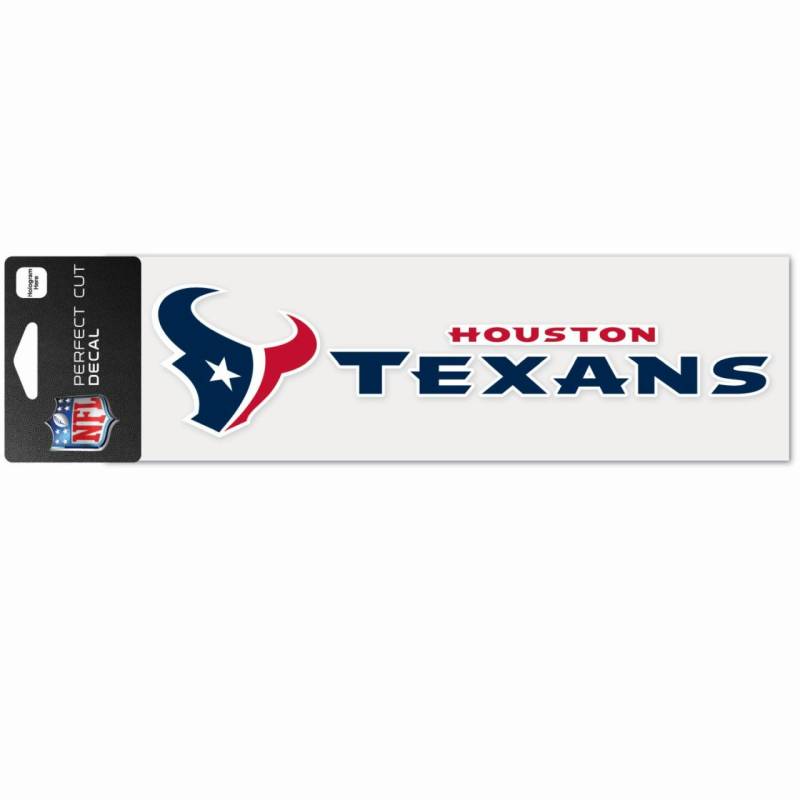 NFL Perfect Cut Aufkleber 8x25cm Houston Texans von WinCraft