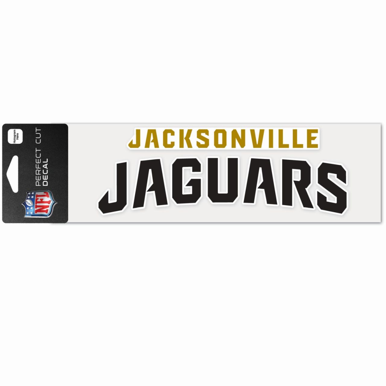 NFL Perfect Cut Aufkleber 8x25cm Jacksonville Jaguars von WinCraft