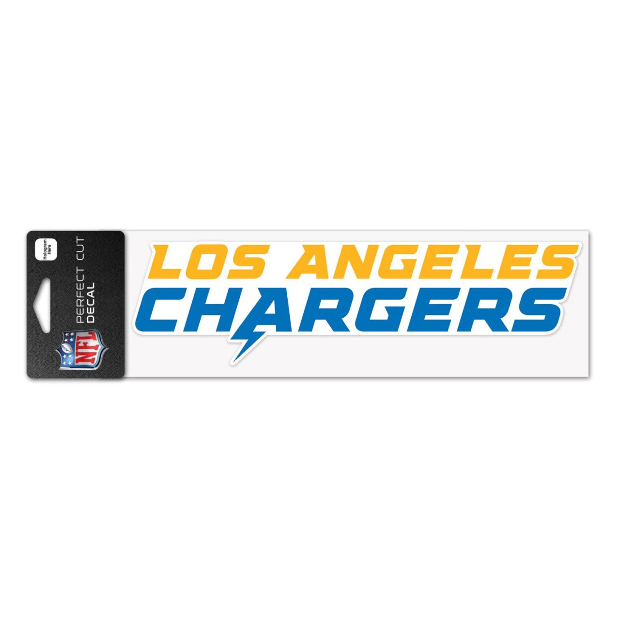 NFL Perfect Cut Aufkleber 8x25cm Los Angeles Chargers von WinCraft