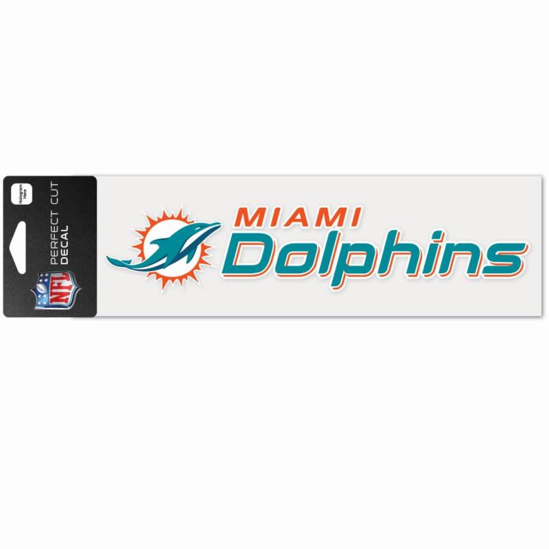NFL Perfect Cut Aufkleber 8x25cm Miami Dolphins von WinCraft