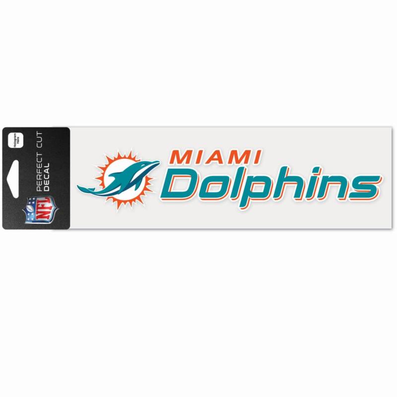 NFL Perfect Cut Aufkleber 8x25cm Miami Dolphins von WinCraft